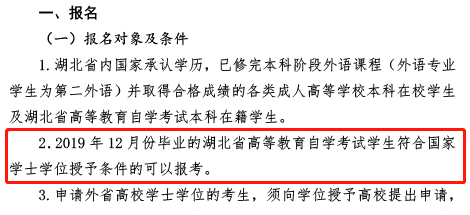 學(xué)位英語報(bào)考條件
