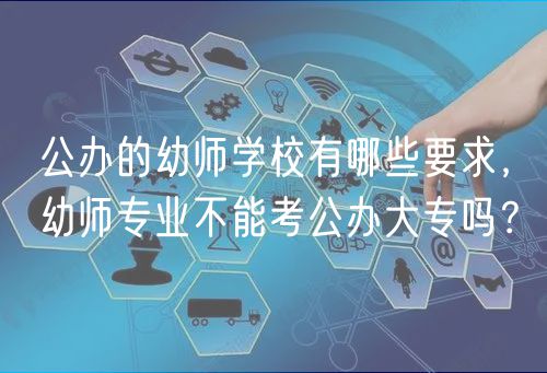 公辦的幼師學校有哪些要求，幼師專業(yè)不能考公辦大專嗎？