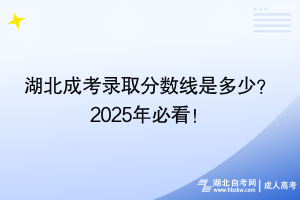 湖北成考錄取分數(shù)線是多少？2025年必看！