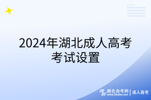 2024年湖北成人高考考試設置