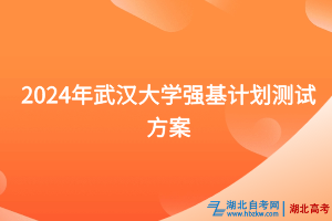 2024年武漢大學(xué)強基計劃測試方案