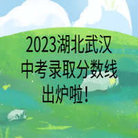 2023湖北武漢中考錄取分數(shù)線出爐啦！