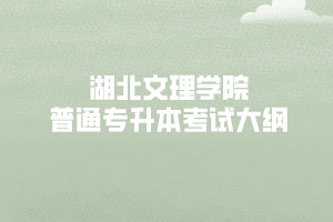 2020年湖北文理學(xué)院普通專升本英語(yǔ)專業(yè)《翻譯》考試大綱