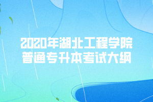 2020年湖北工程學(xué)院普通專升本《素描》考試大綱