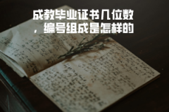 武漢理工大學(xué)成教畢業(yè)證書(shū)幾位數(shù)，編號(hào)組成是怎樣的