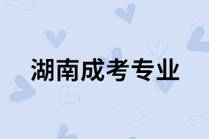 湖南成考報(bào)考哪些專業(yè)比較容易錄??？