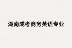 湖南成人高考商務英語專業(yè)就業(yè)前景怎么樣？