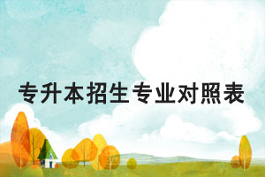 2021年武漢輕工大學(xué)普通專升本招生專業(yè)對高職（?？疲I(yè)報考范圍要求
