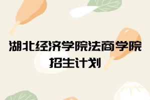 2021年湖北經(jīng)濟(jì)學(xué)院法商學(xué)院普通專升本招生計劃