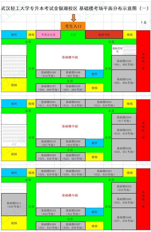 2021年武漢輕工大學(xué)普通專升本考試時考生須知