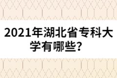 2021年湖北省專科大學(xué)有哪些？