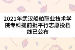2021年武漢船舶職業(yè)技術(shù)學(xué)院?？铺崆芭叫兄驹竿稒n線已公布